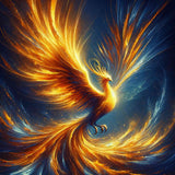 Phoenix, graceful — Diamond Painting Kit design