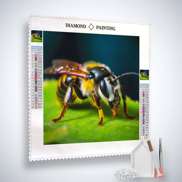 Bee Frontal — Diamond Painting Kit, product view 2