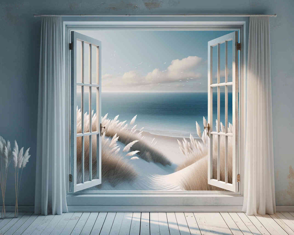 Window View of the Dunes — Diamond Painting Kit design