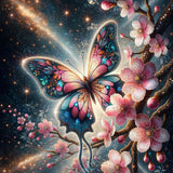 Butterfly glass ball — Diamond Painting Kit design