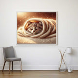 The Relaxed Kitten — Diamond Painting Kit, product view 2