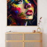Woman with Colors — AB Diamond Painting Kit, product view 3
