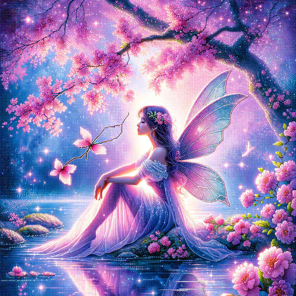 Fairy at the water — Diamond Painting Kit design