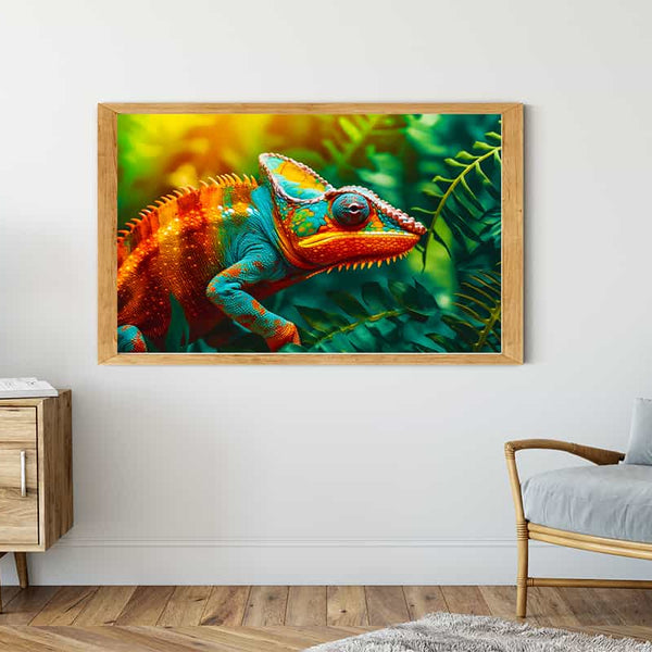 Chameleon Sunshine — AB Diamond Painting Kit, product view 3
