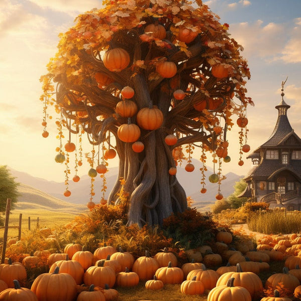 Halloween, Tree — Diamond Painting Kit design