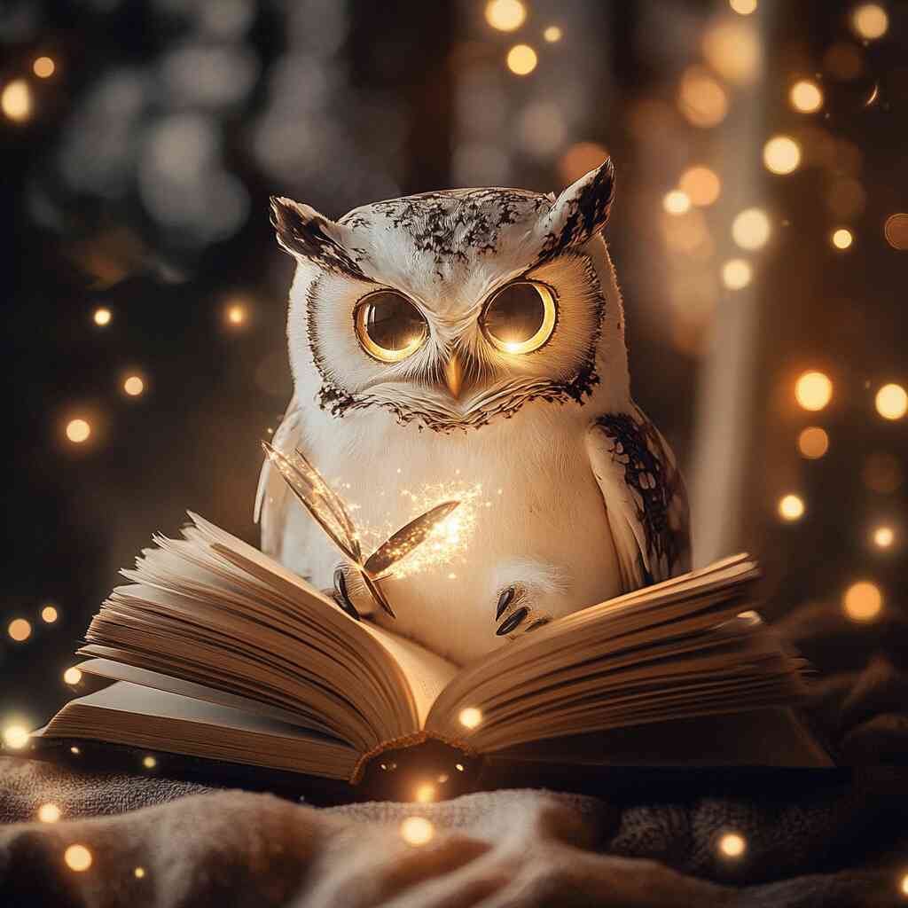 Owl Candlelight — Diamond Painting Kit design