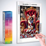 Chihuahua Throne — Diamond Painting Kit, product view 3