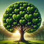 Heart Tree: Magic of Nature — Diamond Painting Kit design