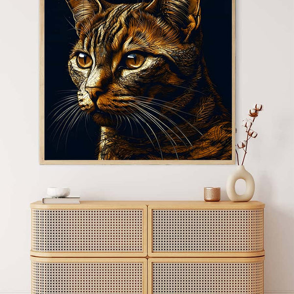 Beautiful Cat — Diamond Painting Kit, product view 3