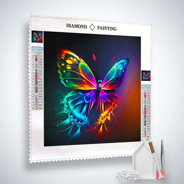 Magic Butterfly — AB Diamond Painting Kit, product view 2
