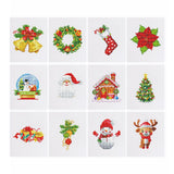 Christmas Wonders, Set of 12 — Mini Diamond Painting Set design