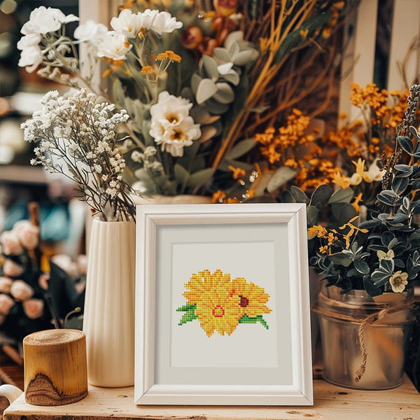 A Sea of Flowers, Set of 12 — Mini Diamond Painting Set, product view 10