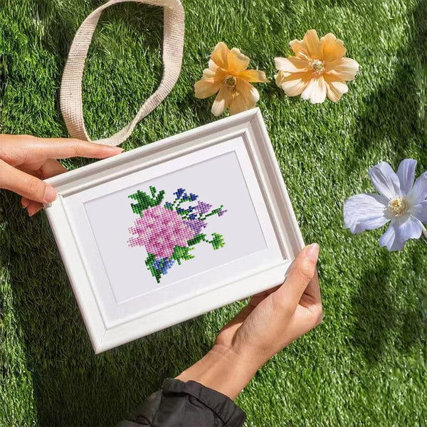 A Sea of Flowers, Set of 12 — Mini Diamond Painting Set, product view 11
