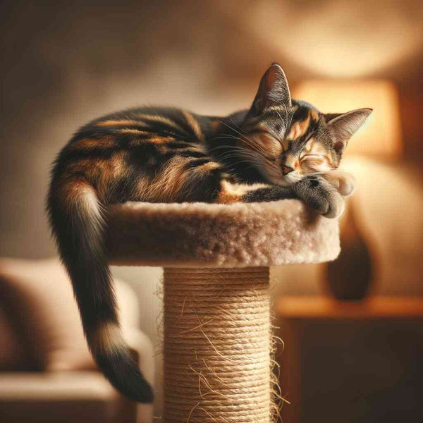 A Cat's Peaceful Sunbath — Diamond Painting Kit design