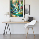 Paradise Waterfall — Diamond Painting Kit, product view 2