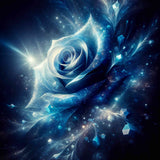 Blue Rose — Diamond Painting Kit design