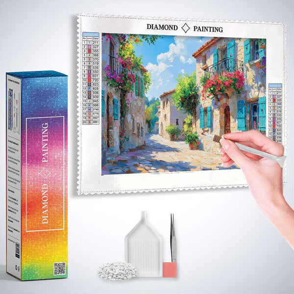 Mediterranean Colors — Diamond Painting Kit, product view 3