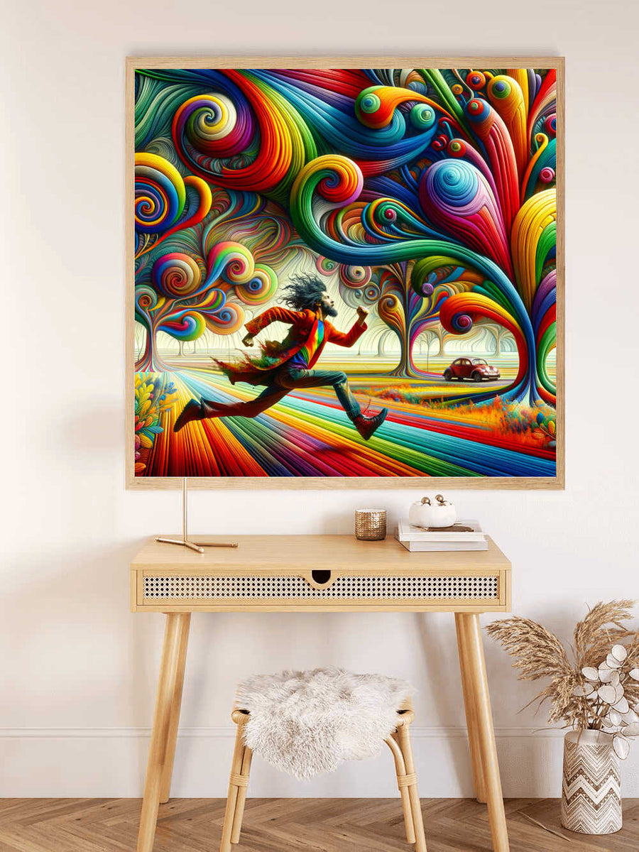 Color play of life — Diamond Painting Kit, product view 2