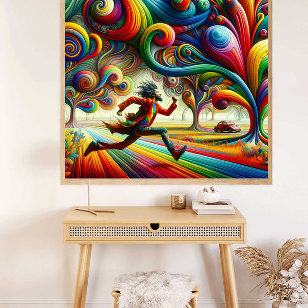 Color play of life — Diamond Painting Kit, product view 2