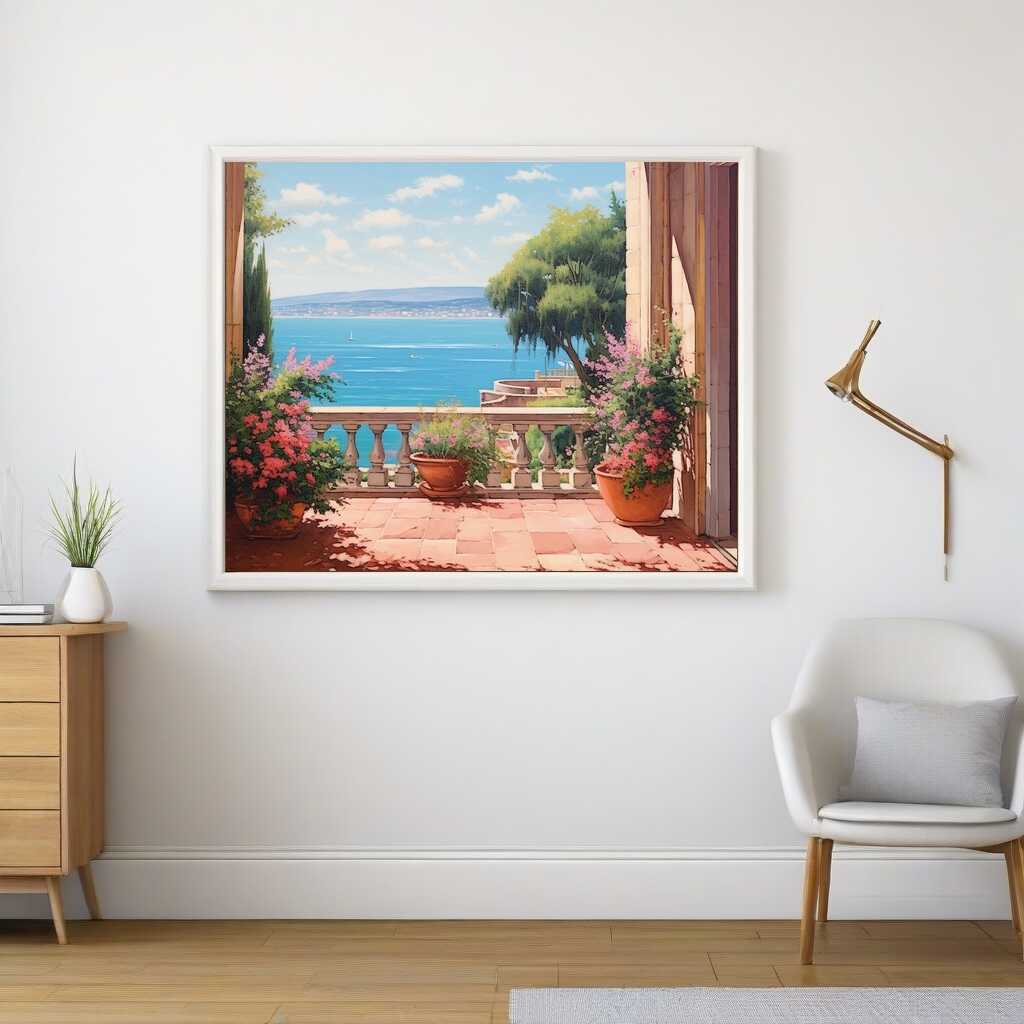 Whispers of the Mediterranean — Diamond Painting Kit, product view 2