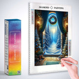 Window into the winter forest — Diamond Painting Kit, product view 3