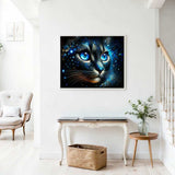 Cat with Blue Eyes — Diamond Painting Kit, product view 2