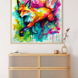 Fox Abstract — Diamond Painting Kit, product view 3