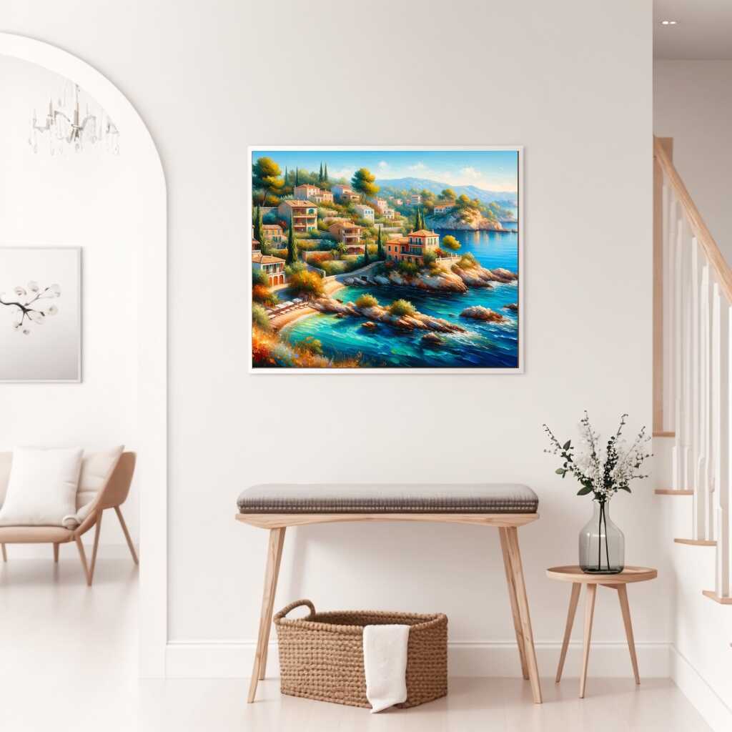 Mediterranean Whisper — Diamond Painting Kit, product view 2