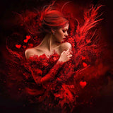 Flames of Passion — Diamond Painting Kit design
