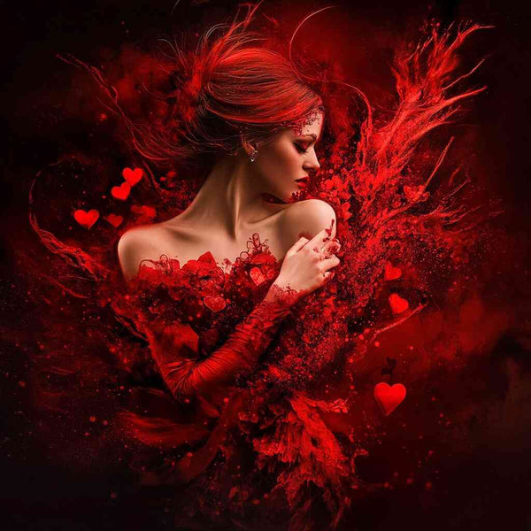 Flames of Passion — Diamond Painting Kit design