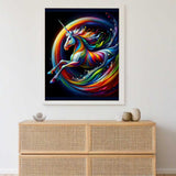 Unicorn, color mix — Diamond Painting Kit, product view 2