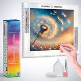 Dandelion blowing — Diamond Painting Kit, product view 3