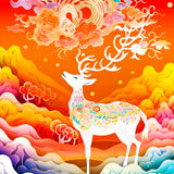 Sea Deer — AB Diamond Painting Kit design