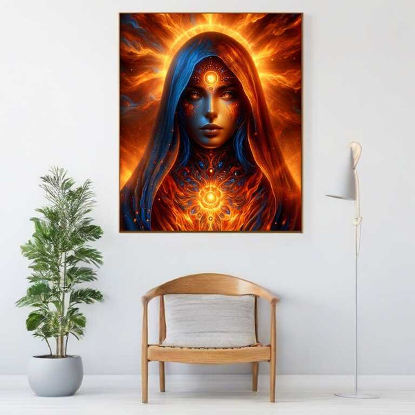 Beauty of the sun — Diamond Painting Kit, product view 2