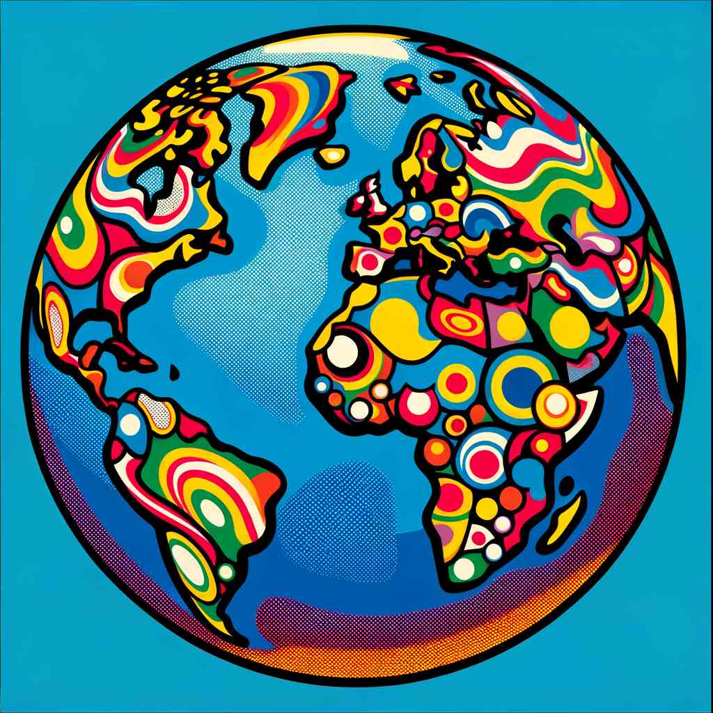 A Colorful World — Diamond Painting Kit design