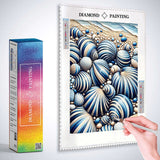 Striped shells — Diamond Painting Kit, product view 3