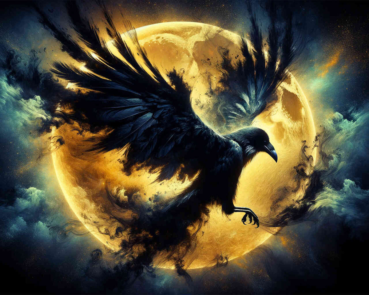 The Raven — Diamond Painting Kit design