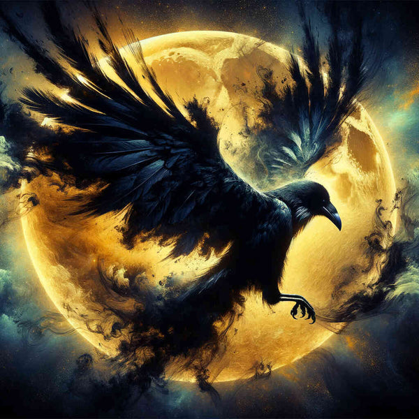 The Raven — Diamond Painting Kit design