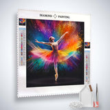 Woman dancing at night Part 2 — AB Diamond Painting Kit, product view 2