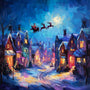 A Magical Winter Night — Diamond Painting Kit design