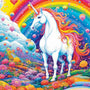 Rainbow Unicorn Fantasy — Diamond Painting Kit design