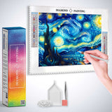 Starry Sky in a Van Gogh-Inspired Style — Diamond Painting Kit, product view 3