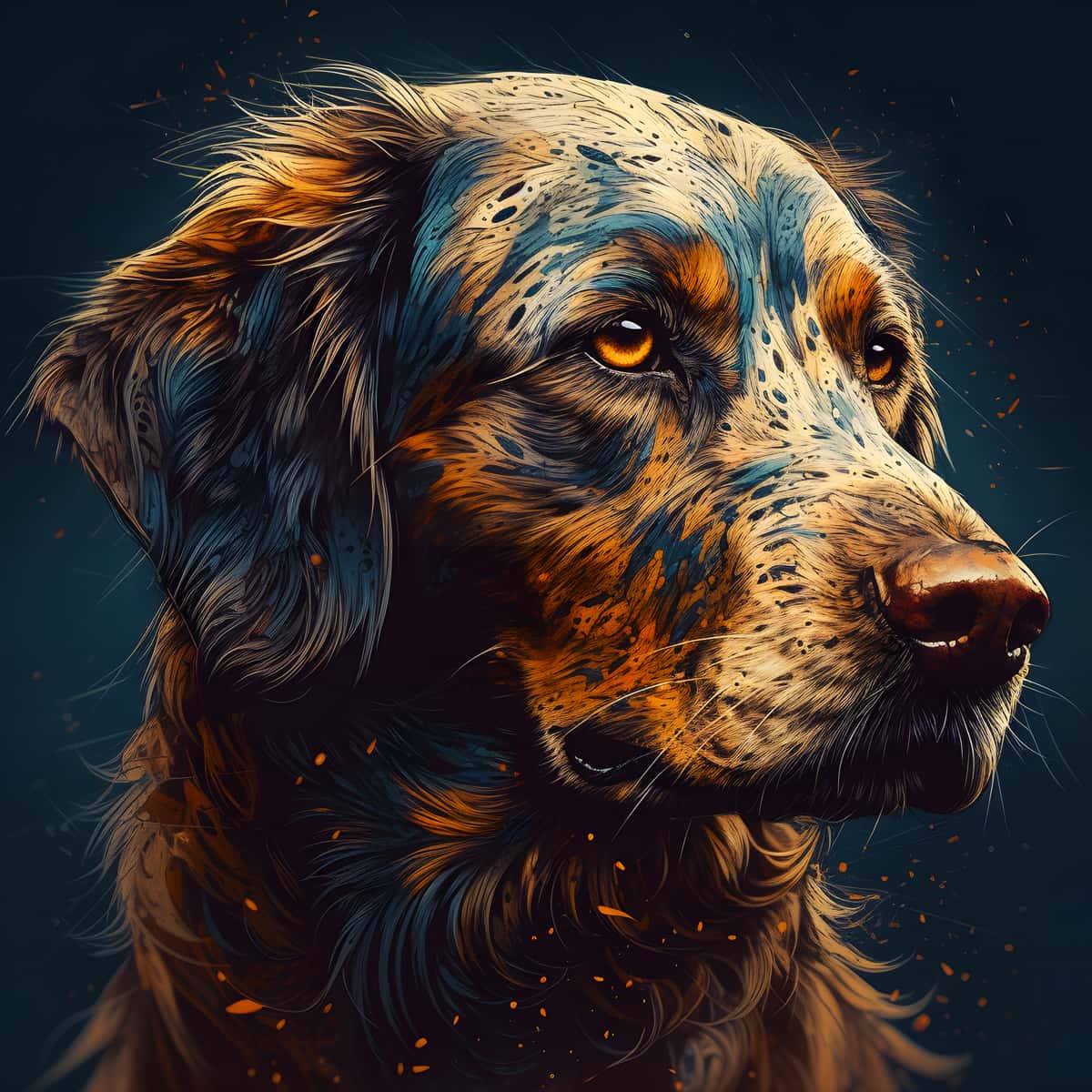 Faithful companion — Diamond Painting Kit design