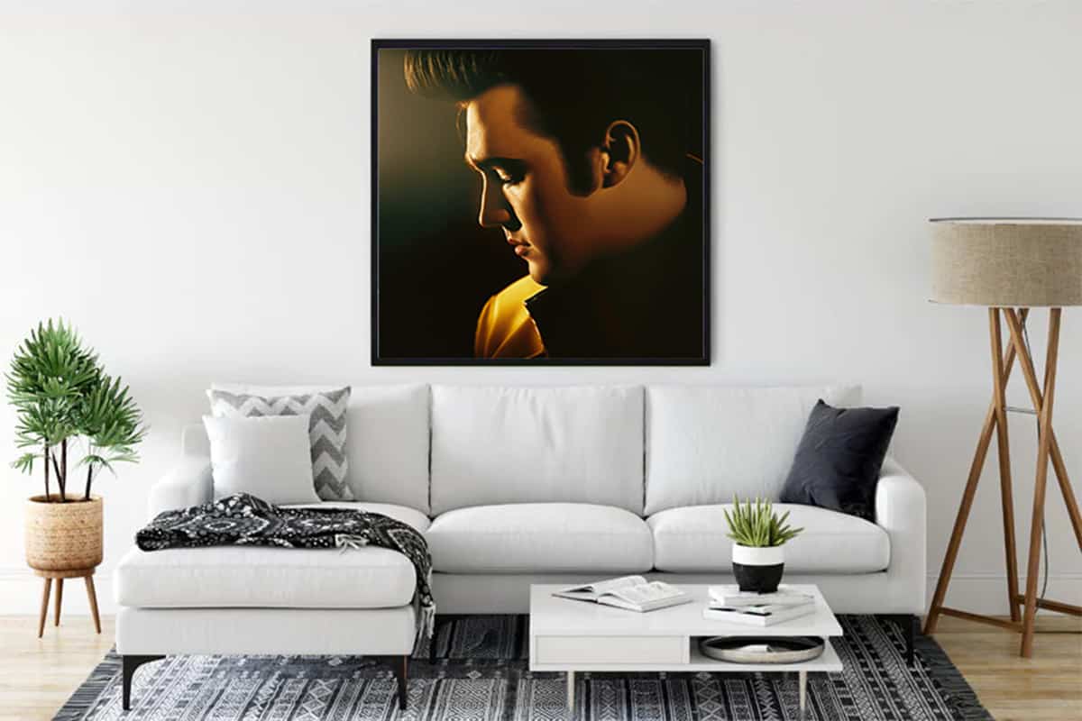 Elvis, the king of rock'n'roll — Diamond Painting Kit, product view 3