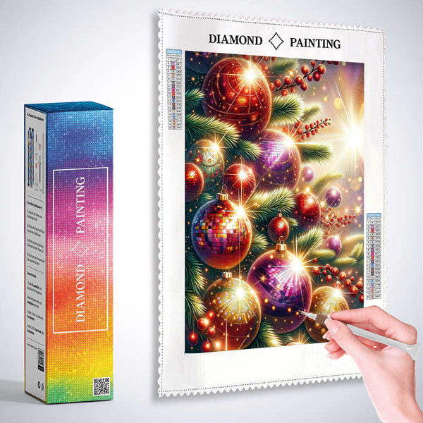 Christmas tree decoration — Diamond Painting Kit, product view 3