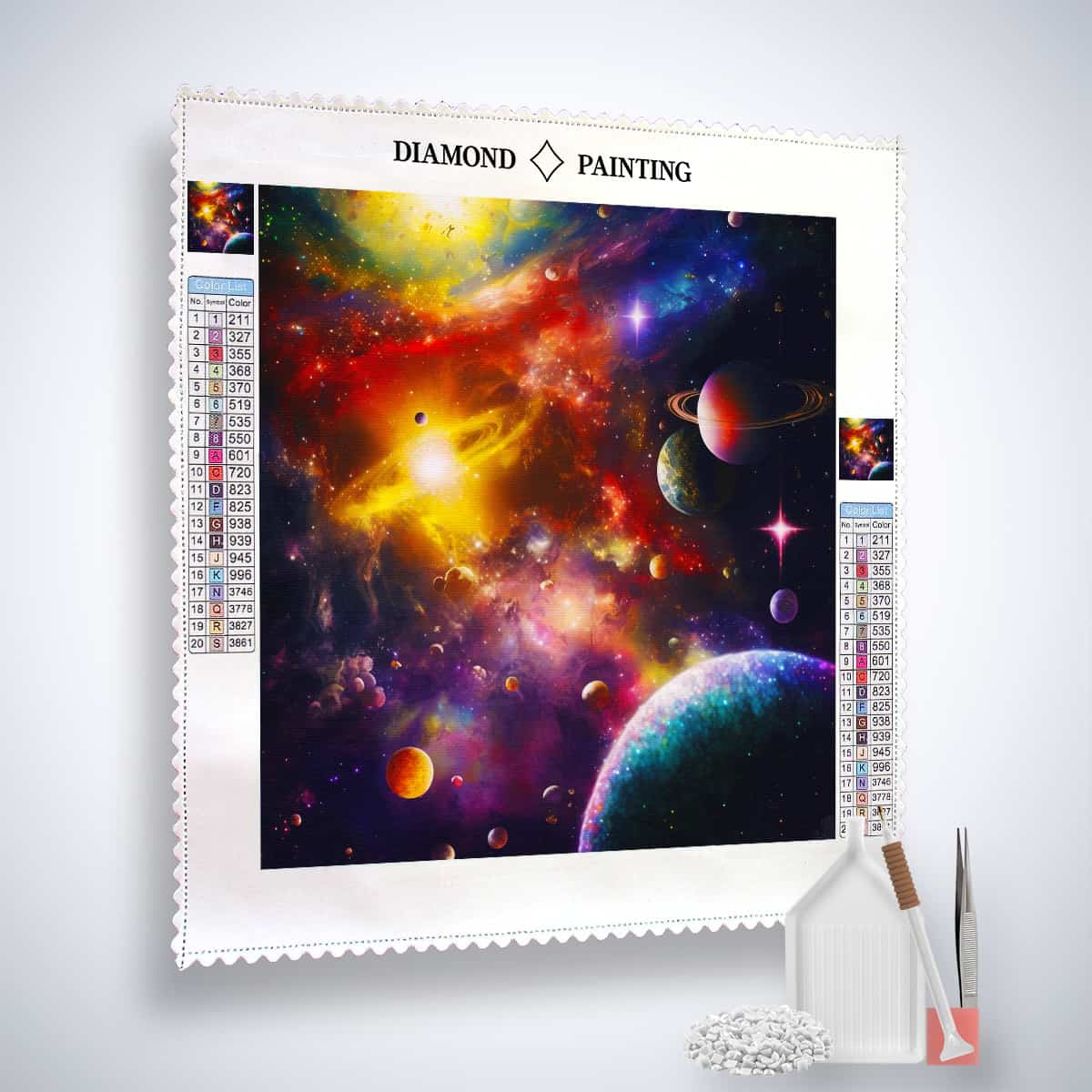 Space Nebula — Diamond Painting Kit, product view 2