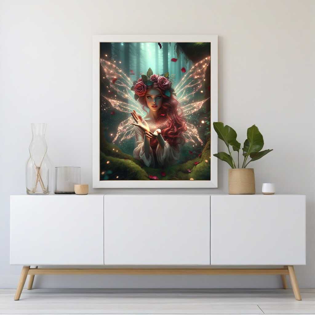 Pink Fairy — Diamond Painting Kit, product view 2