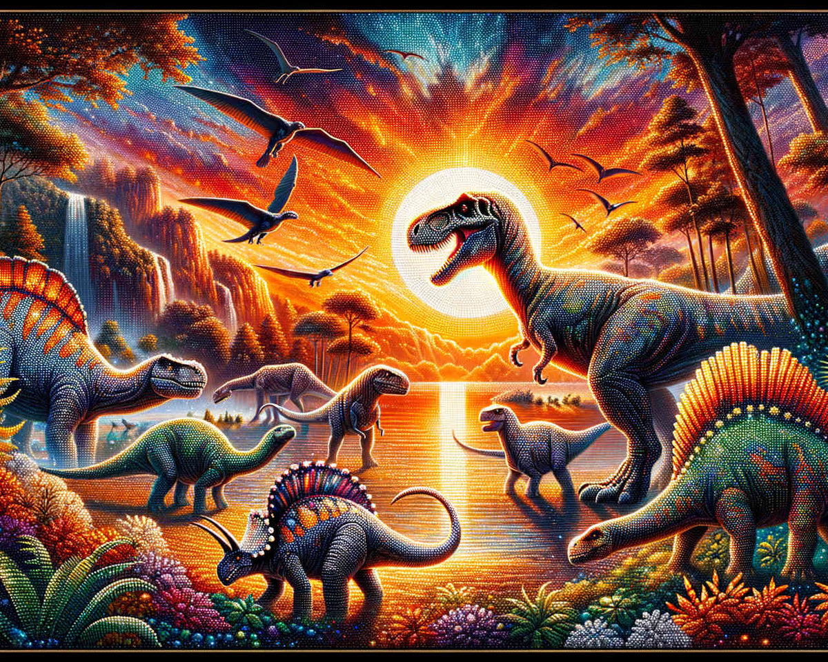 Dinosaur — Diamond Painting Kit design