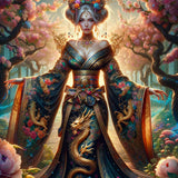 Dragon Lady — Diamond Painting Kit design