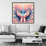 Wash Your Hands — Diamond Painting Kit, product view 2